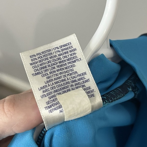 Cherokee Boys Short Sleeve Rash Guard Blue Medium 8/10 - Picture 5 of 5